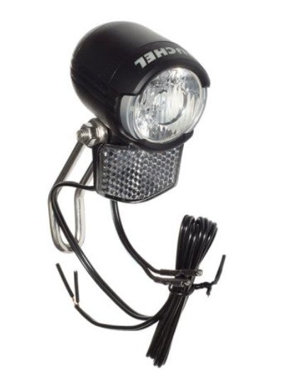 LED-Frontlicht-Scheinwerfer Buchel glänzend 40 Nabendynamo 40 Lux stvzo
