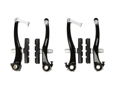 V-Brake Rem-Set Black Front + Heck vollständig