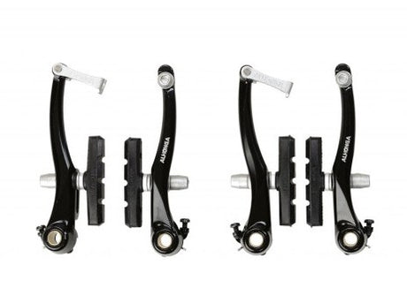 V-Brake Rem-Set Black Front + Heck vollständig