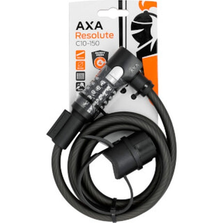 Axa Kabelschloss Resolute C10 150 Code (Karte)