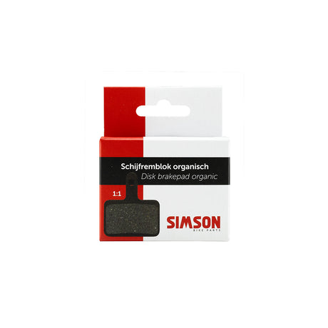 Rema Tip Top Niederlande b.v. Simson 600210b Bulk Scheibenbremsbeläge organisch (Box. 25 Sätze)