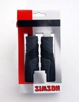 Simson Full Grip Handles - 92mm - Black -Gray