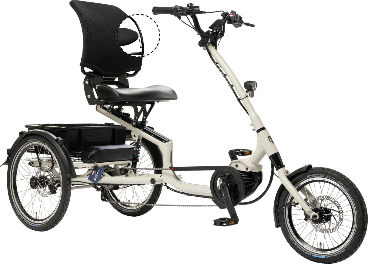 Pfautec Elektro-Einkaufsfahrrad Scoobo + (#1) e-twocy.pfau-tec Scoobo + 16 20 14sp grau