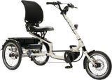 Pfautec Elektro-Einkaufsfahrrad Scoobo + (#1) e-twocy.pfau-tec Scoobo + 16 20 14sp grau