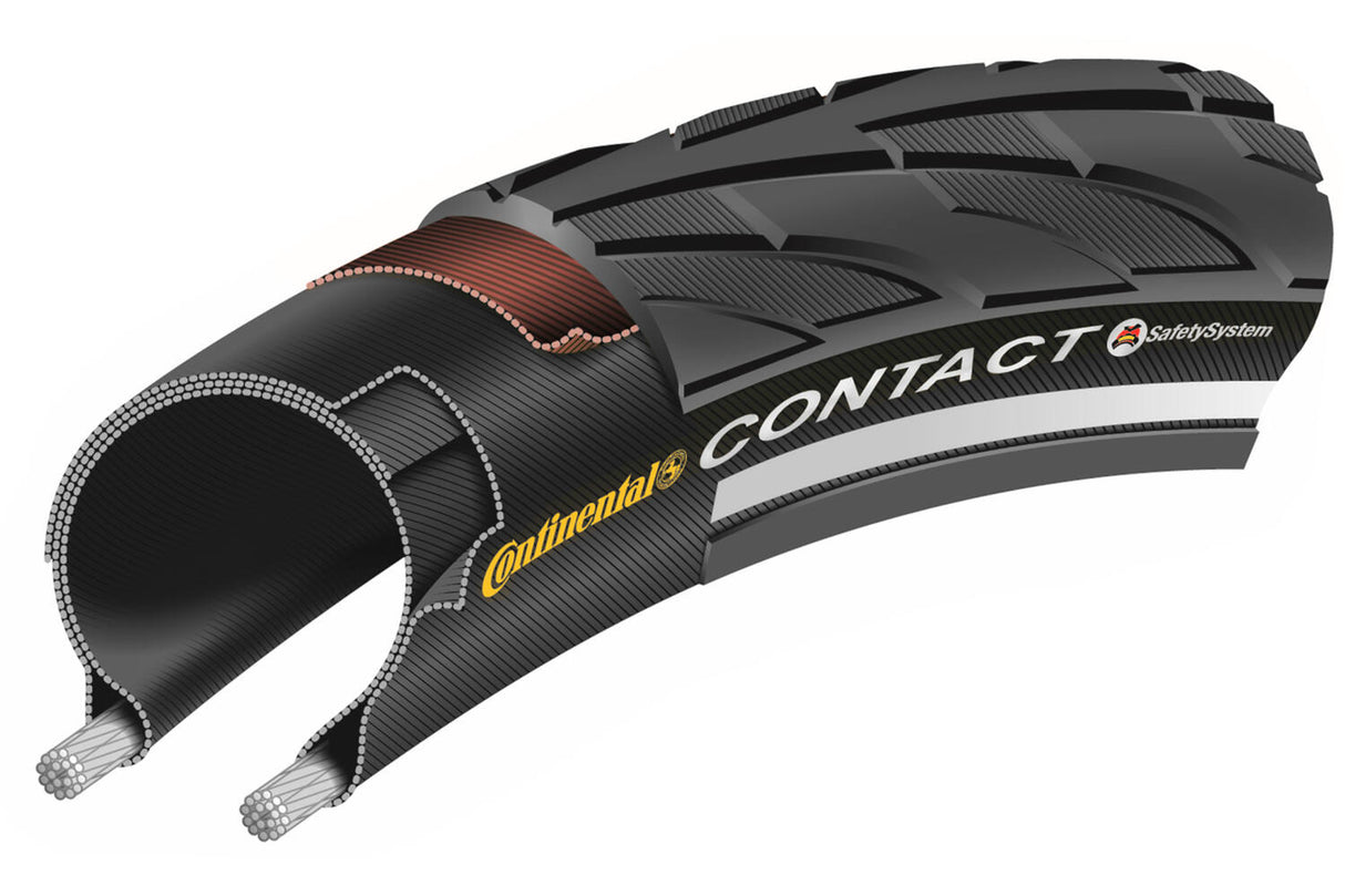 Continental Contact Trekking Bike Tire - Negro