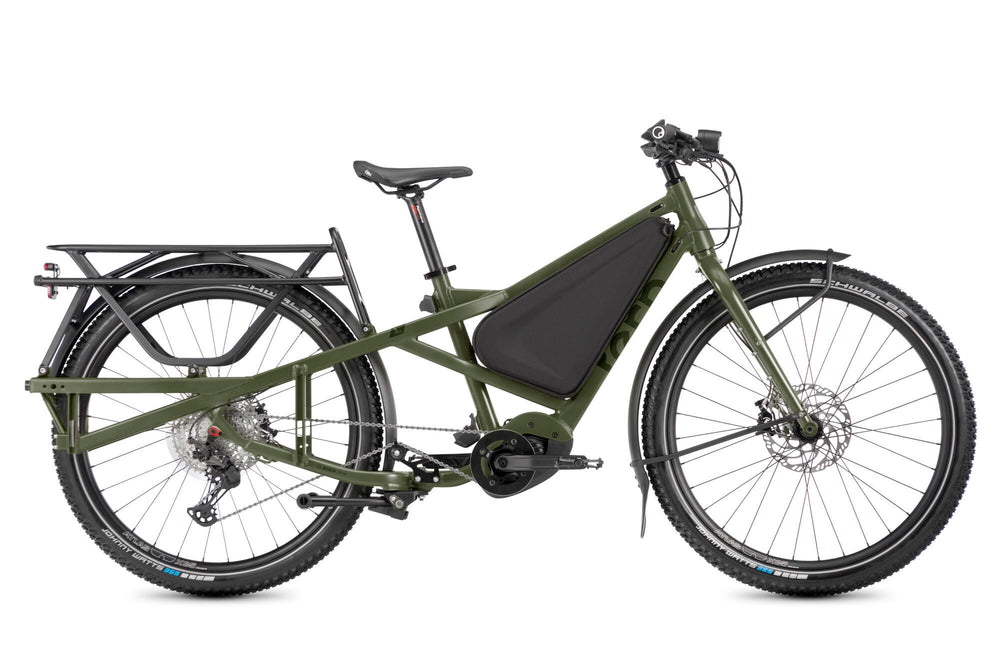 Tern elektrisches Lastenfahrrad Orox S12 (#1) E-Bike Orox S12 29 46 12G Kieferngrün matt