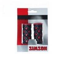 Simson Børns håndtag Universal Red Black Justerable Grip Shift