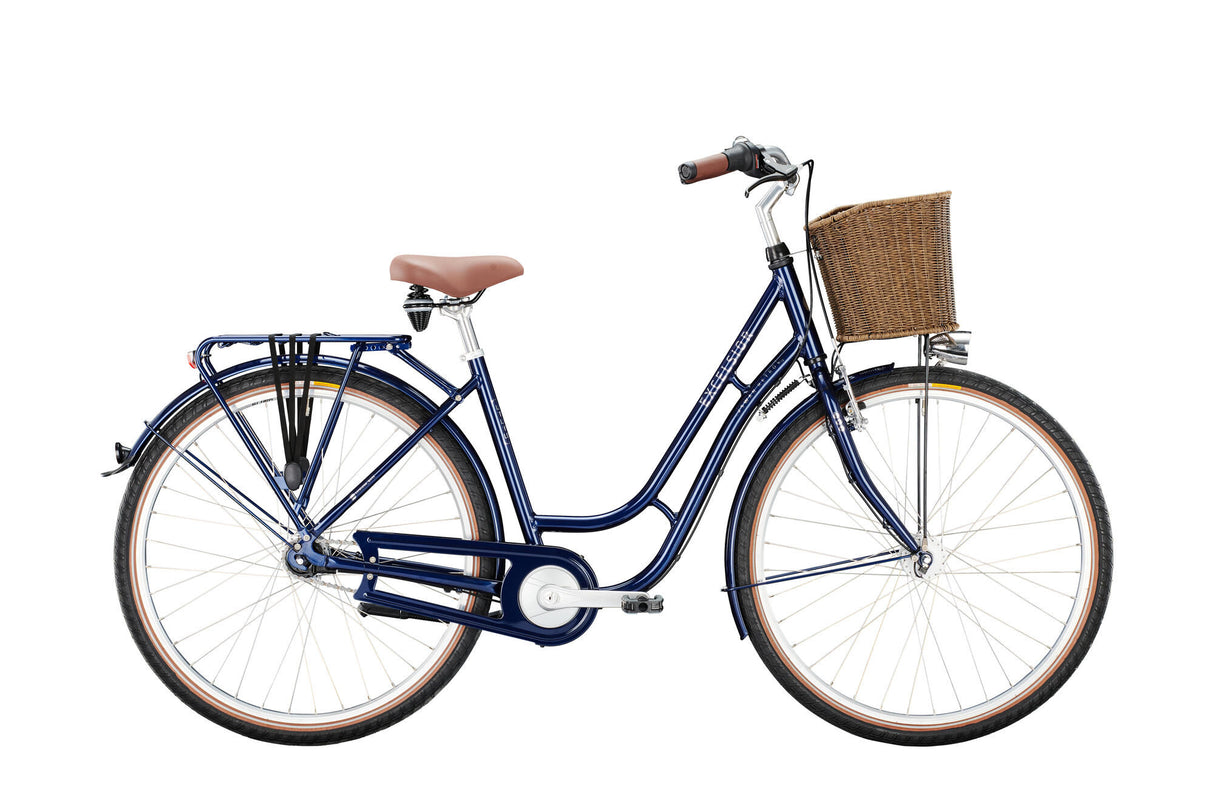 Excelsior Citybike Swan-Retro Alu (#1) Fahrrad Excels.Swan-Retro Alu 28 45 7G dunkelblau