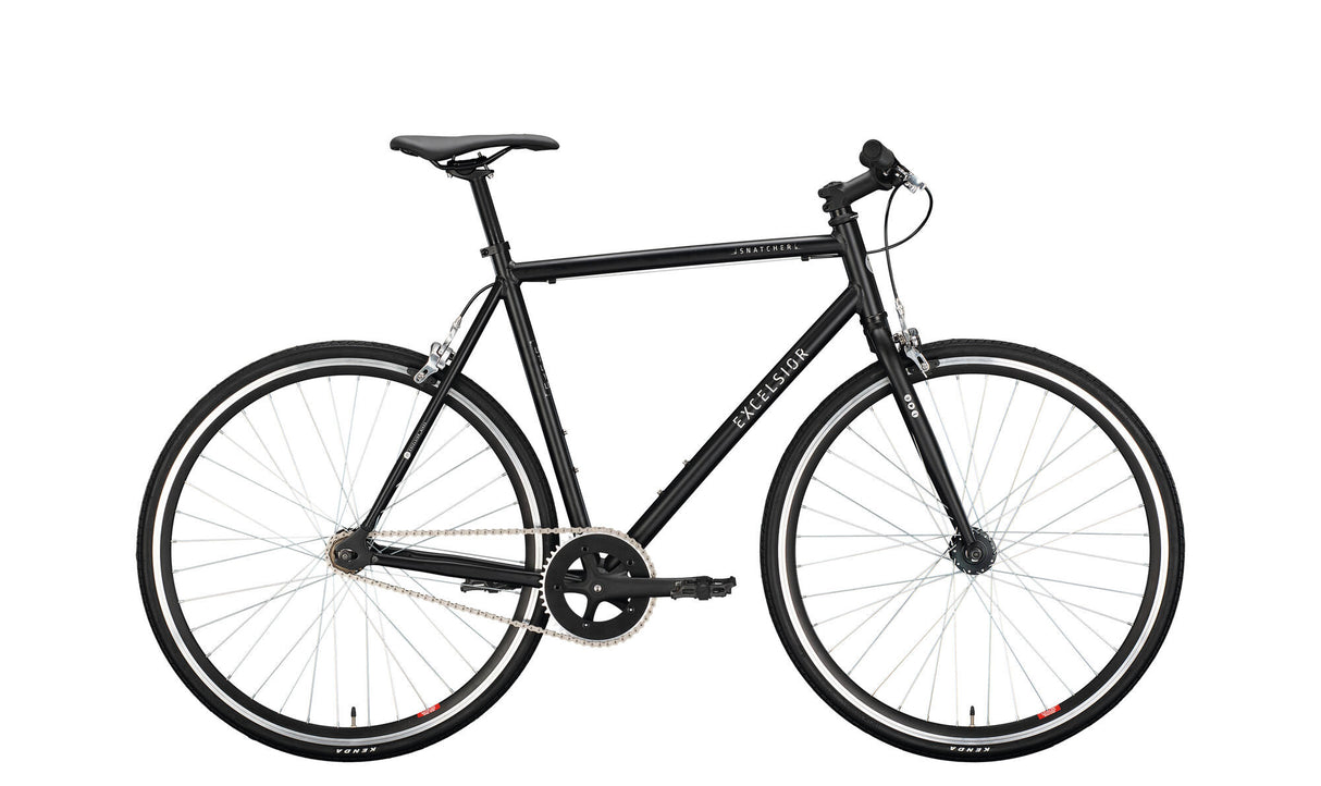 Das Excelsior Singlespeed Snatcher (#1) Fahrrad zeichnet sich aus. Snatcher 28 53 Durchm.1sp schwarz matt