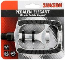 Simson Pedals Set elegante 9 de 16 pulgadas de plata