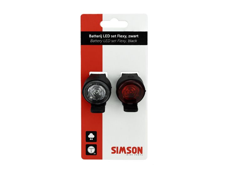 Set di illuminazione Simson Set LED 'Flexy' - Nero