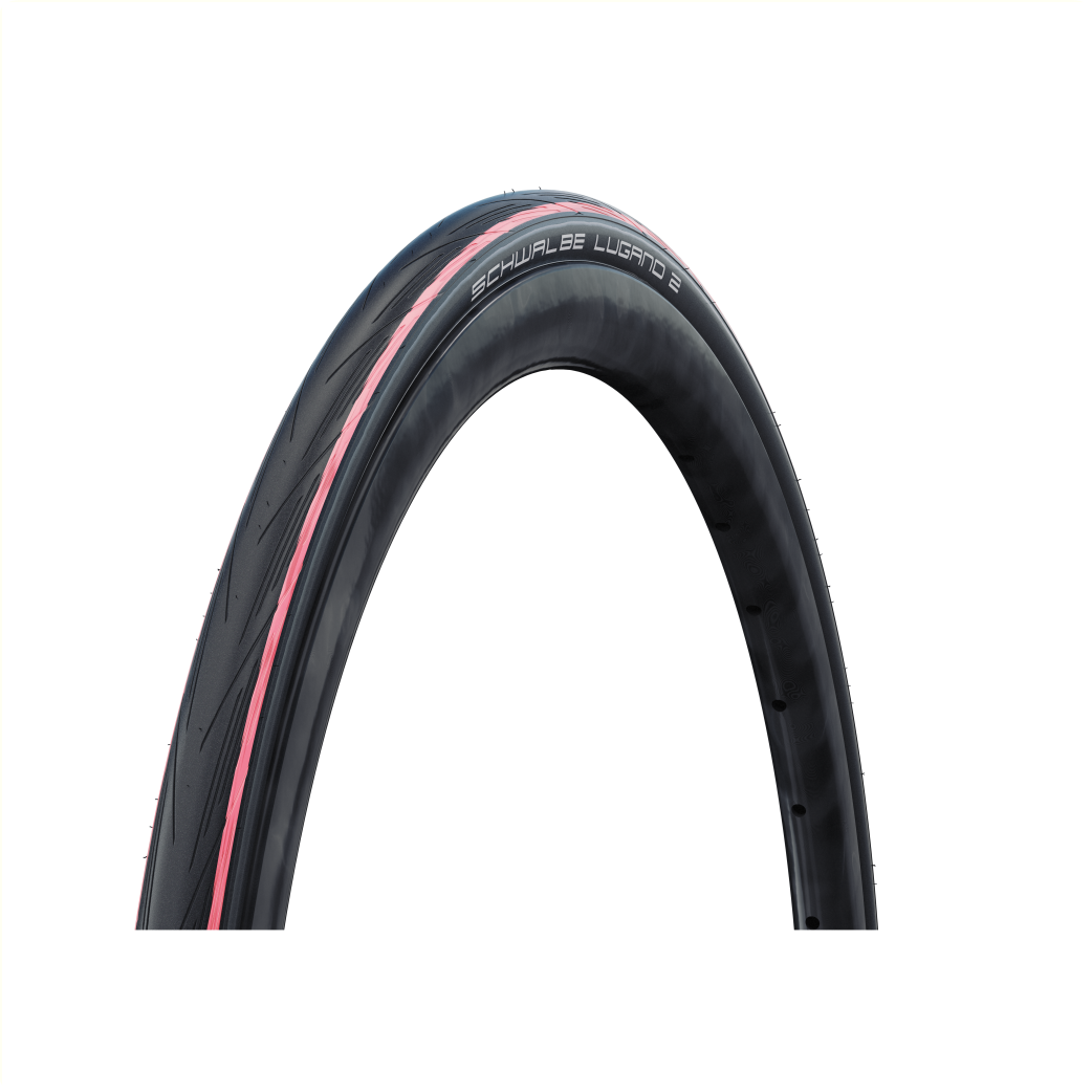 Lugano II Draht Äußeres 28 x 1,00 (25-622) Schwarzrot