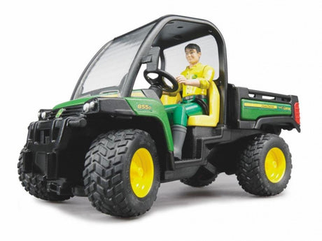 Bruder John Deere Gator XUV855D mit Fahrer