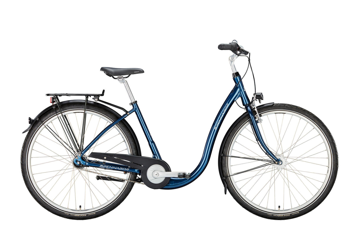 Brennabor Citybike C-17 Mod. 24 Bike City C-17 26 44 Low Zoll 7Sp.Blau Silber