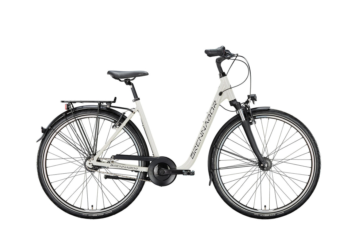 Brennabor Citybike C-30 Mod. 24 Fahrräder City C-30 28 50 tief 8sp. weißschwarz
