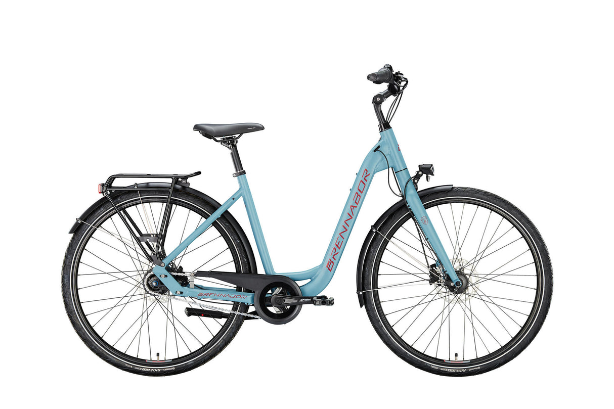 Brennabor Trekkingrad T-48 mod. 24 Bike Trekking T-48 28 50 Wave 8sp. blaues Burgunderrot