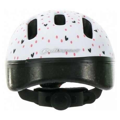 Polisport Kinderhelm Hoggy. Größe: xxs (44 48 cm), Farbe: Weiß rosa Matt