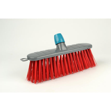 Linea Straßenkehrmaschine rotes Haar 32cm Kunststoff mit Stielhalter