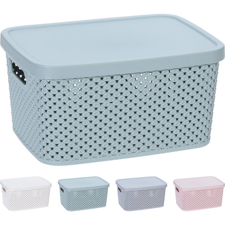 Sonstige Aufbewahrungsbox mit Deckel 22cm in verschiedenen Designs