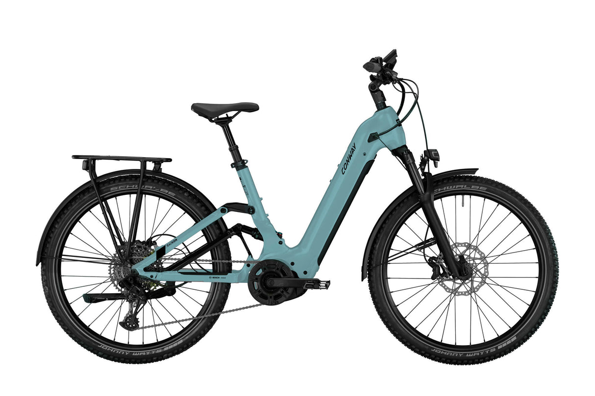 Conway Elektro-SUV Cairon SUV FS 4.0 (#1) E-Bike Conw.Cairon SUV FS 4.0 27 42 12SP hellblau