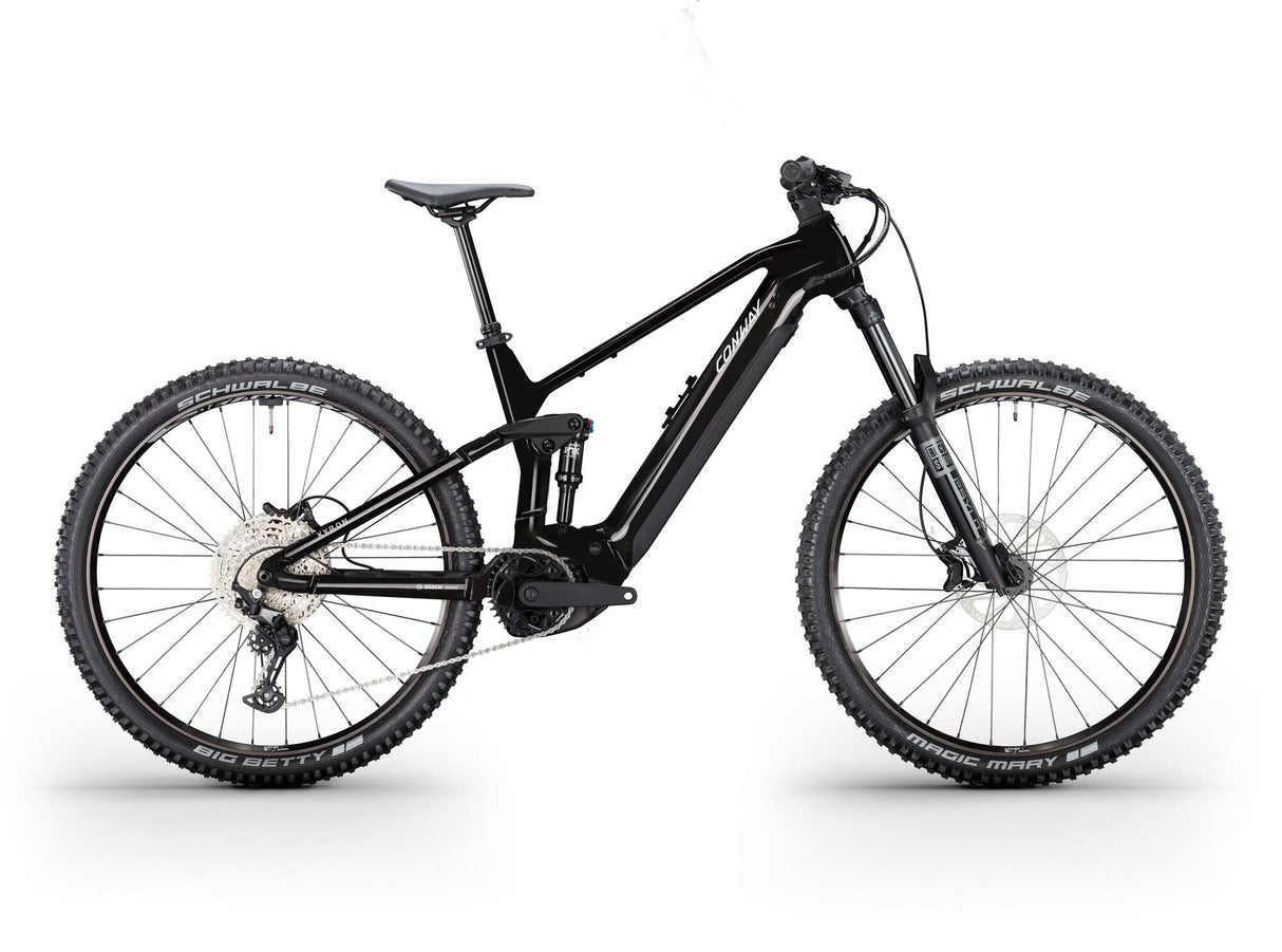 Conway Elektro-MTB vollgefedert Xyron ST 4.0 (#1) E-Bike Conw.Xyron ST 4.0 29 44 12sp vollgefedert schwarz