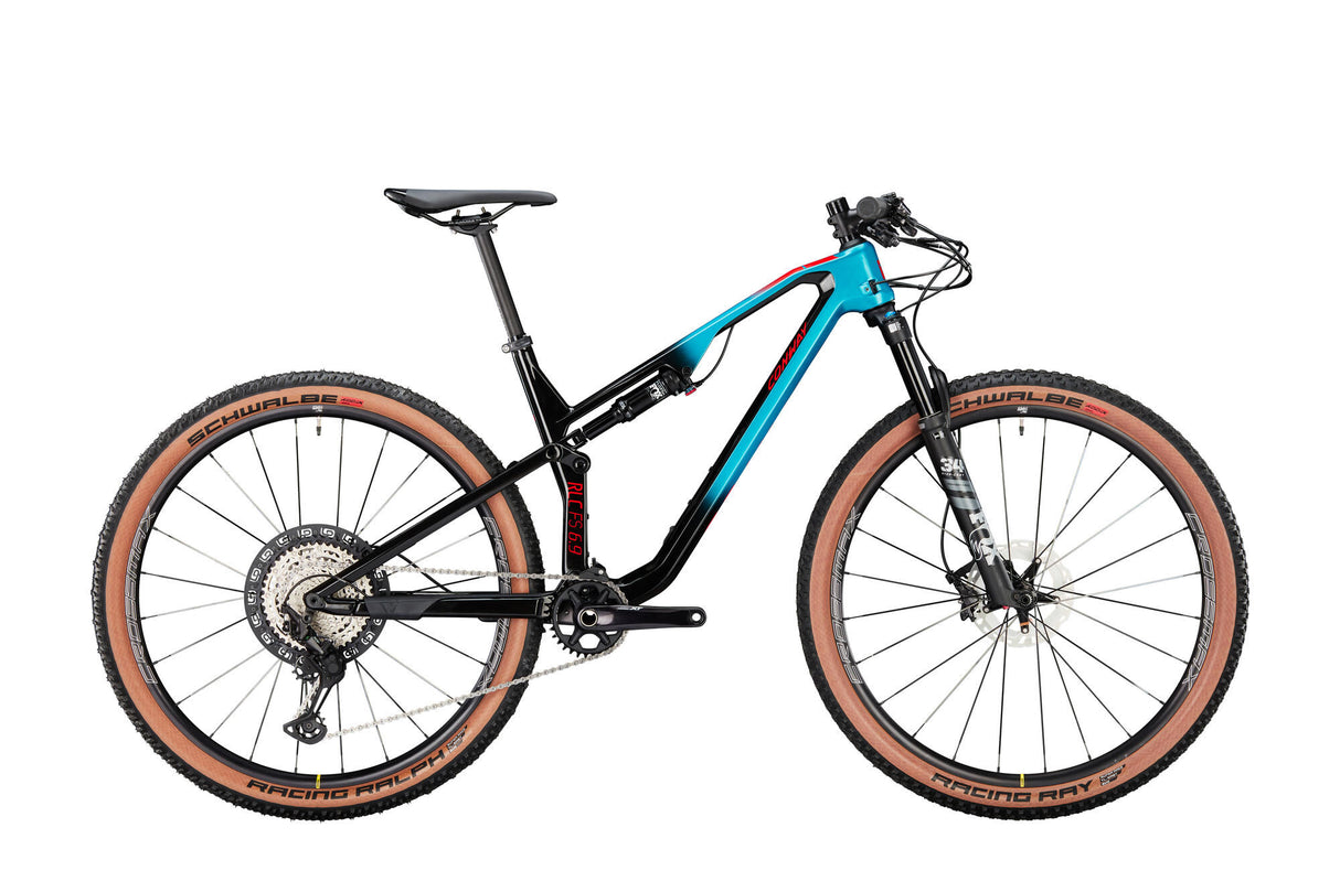 Conway MTB Vollfederung RLC FS 6.9 Mod. 23 Fahrrad con.rlc fs 6,9 29 51 voll sus.12sp topasrot