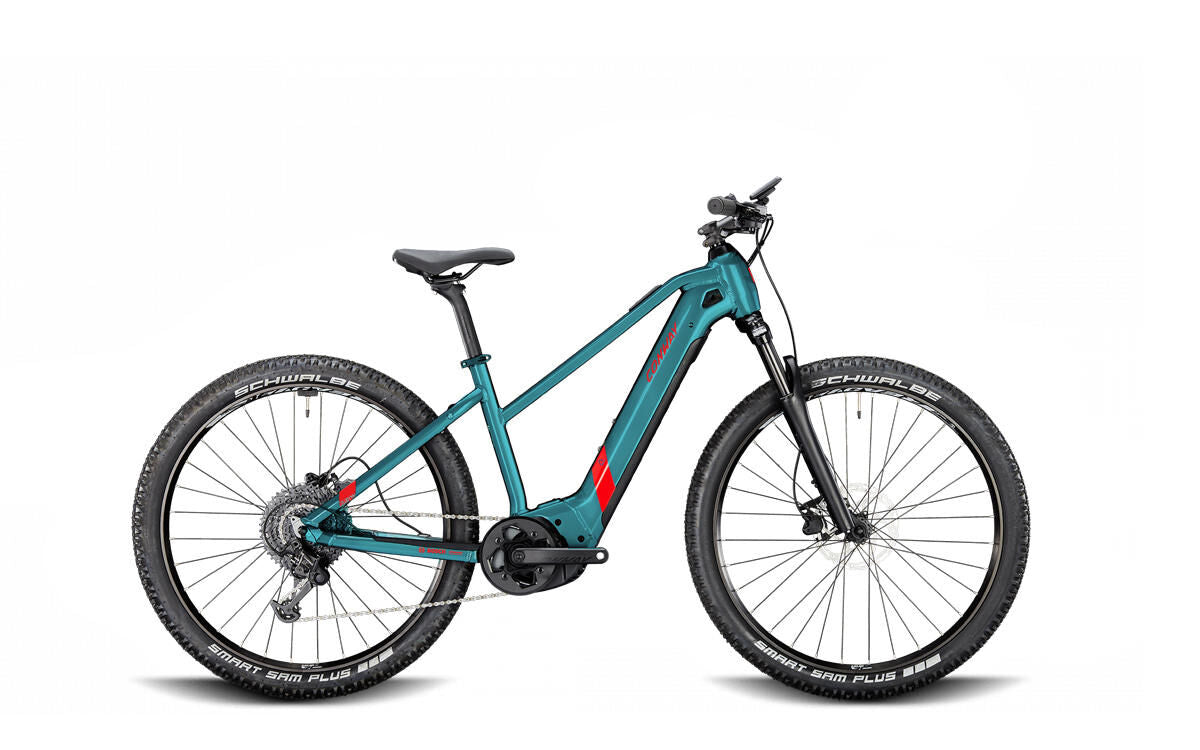 Conway Elektro-MTB-Hardtail Cairon S 2.0 500 Mod. 24 E-Bike con.cairon s2.0 500 29 45 Pedal. 9sp Topasrot