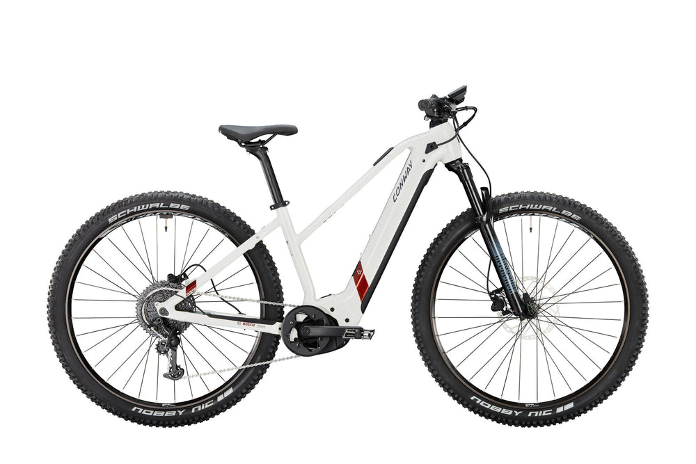 Conway Elektro-MTB-Hardtail Cairon S 8.0 Mod. 23 ebike conw.cairon s 8.0 29 53 trap.11sp weiß cop