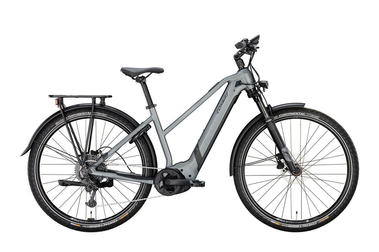 Conway Elektro-Trekkingrad Cairon T 3.0 750 mod. 24 E-Bike Cairon T 3,0 750 750 28 45 Pedal. grau bl.