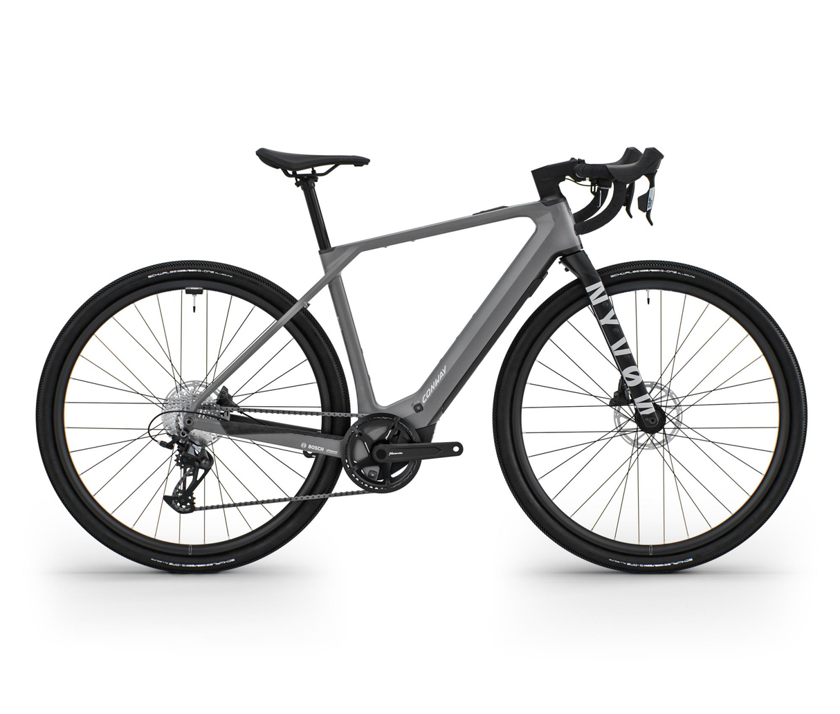 Conway Electric Allroad Nyvon 9.0 Mod. 24 ebike conw.nyvon 9.0 28 48 diam.12sp grau sil.