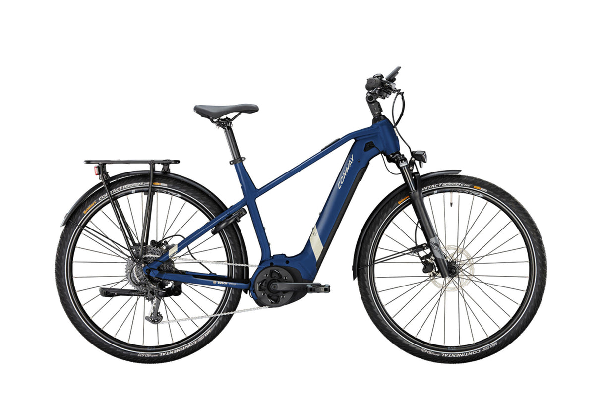 Conway Elektro-Trekkingrad Cairon T 2.0 500 mod. 23 ebike conw.cairon t 2,0 500 28 48 Durchm. blaue Des.