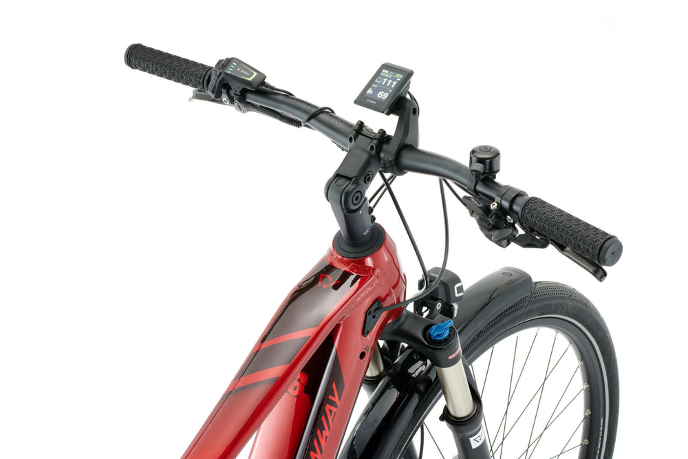 Conway Elektro-Trekkingrad Cairon T 5.0 mod. 22 ebike conw.cairon t 5,0 28 41 diam.11sp rot schwarz