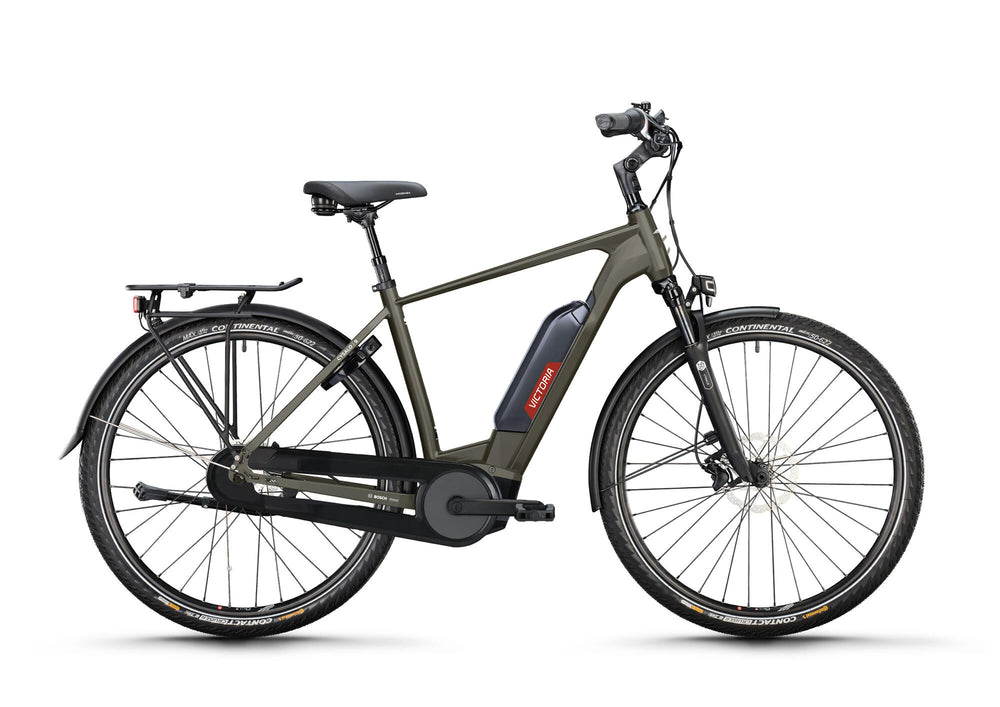 Victoria Elektro-Trekkingrad Cysalo 9 (#1) E-Bike Vict.Cysalo 9 28 56 Durchm. 7sp fw grau