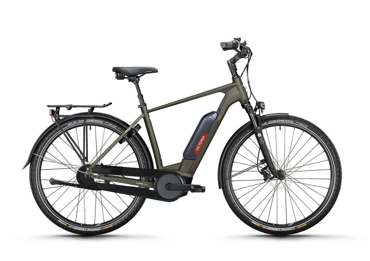 Victoria Elektro-Trekkingrad Cysalo 9 (#1) E-Bike Vict.Cysalo 9 28 56 Durchm. 7sp fw grau