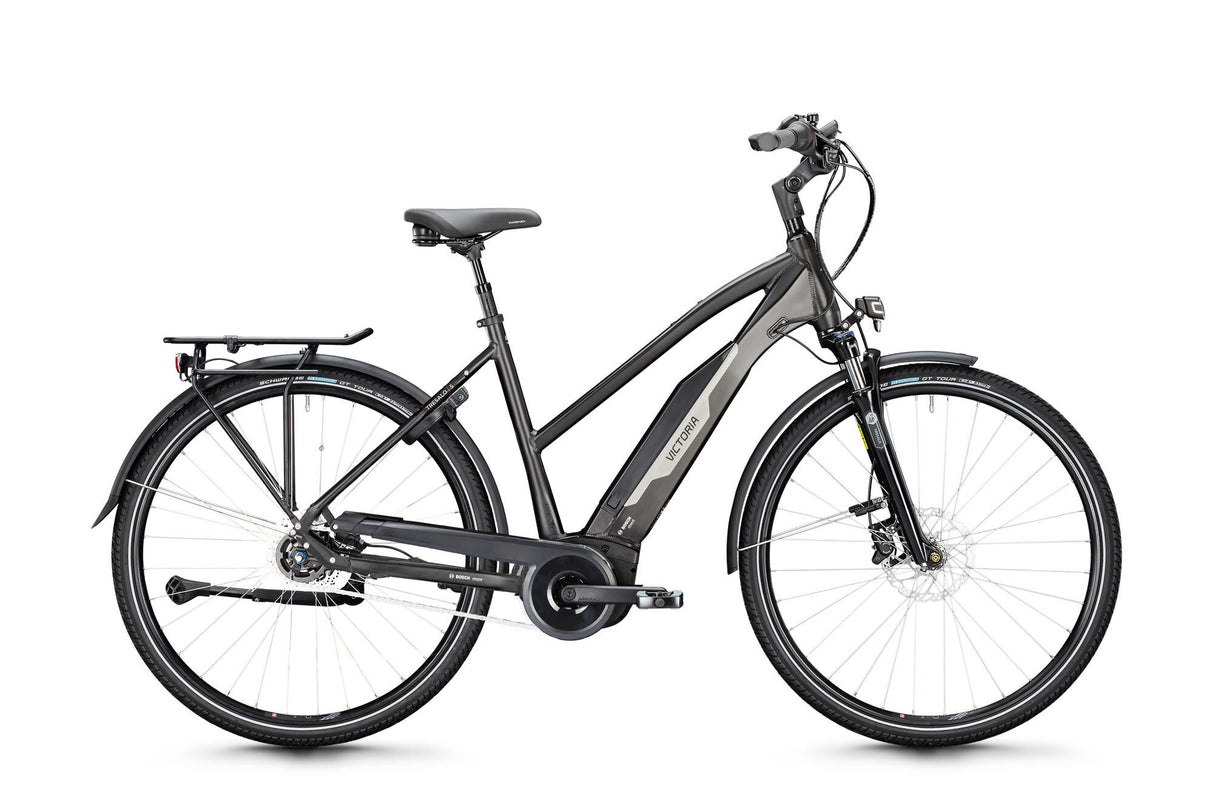 Victoria Elektro-Trekkingrad Tresalo 3 (#1) E-Bike Vic.Tresalo 3 28 48 Stufen. 7sp fw anth.matt