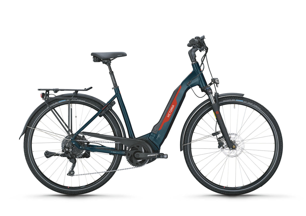 Victoria Elektro-Trekkingrad Tresalo 6 (#1) E-Bike Vict. Tresalo 6 28 56 10sp Wellenblau
