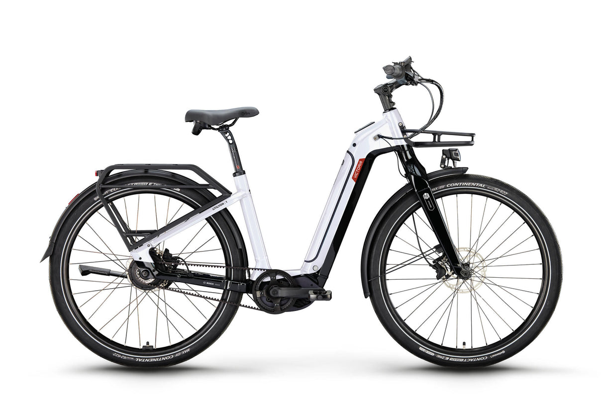 Victoria Electric Urban Bike Utilyon 1 (#1) E-Bike Vict. utilyon 1 29 48 5sp wellenweiß
