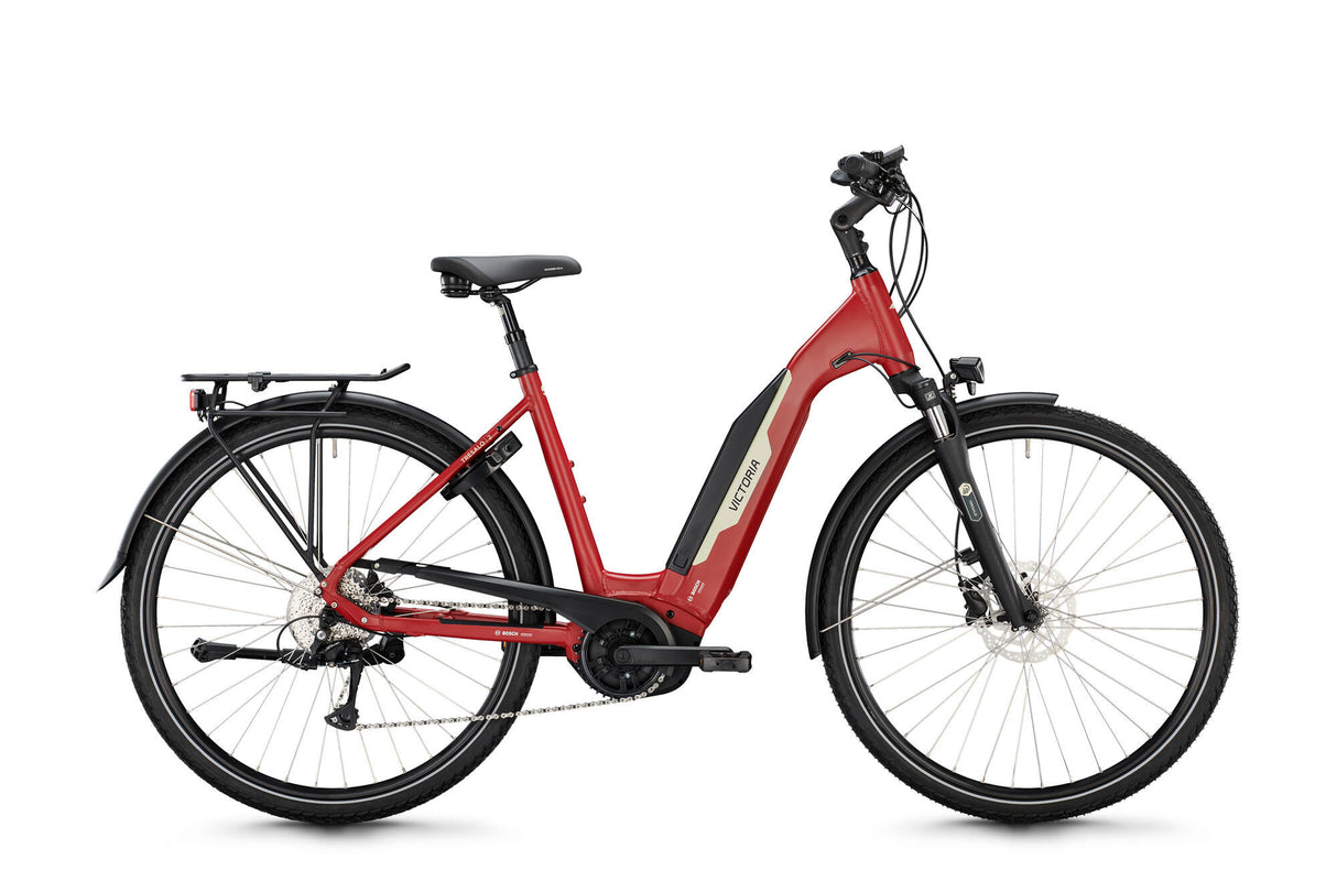 Victoria Elektro-Trekkingrad Tresalo 2 (#1) E-Bike Vict. Tresalo 2 28 51 9sp Wellenrot