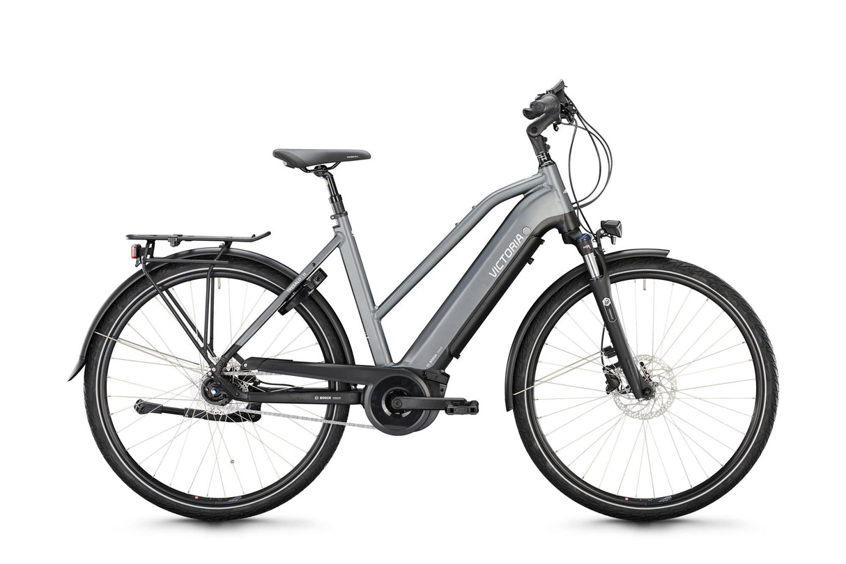 Victoria Elektro-Trekkingrad Tresalo 11 (#1) E-Bike Vict. Tresalo 11 28 48 7sp Treppen. grau