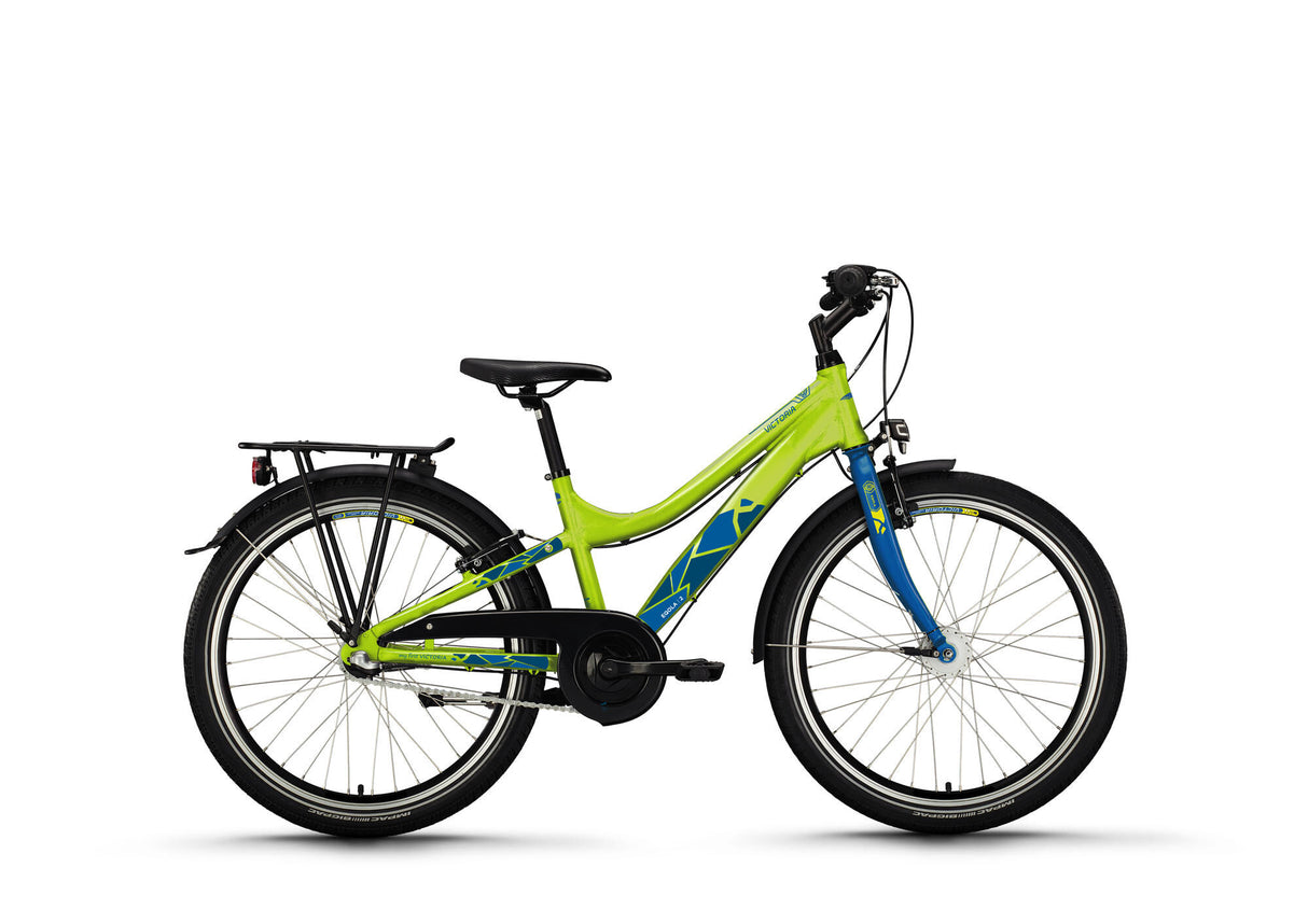 Victoria Jugendfahrrad Eqola 2 Mod. 24 Fahrrad vict.eqola 2 24 34 Durchm. 21 EL Limettengelb