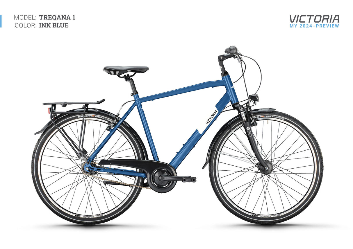 Victoria Trekkingrad Treqana 1 Mod. 24 Fahrrad vict.treqana 1 28 61 Durchm. 7 Sp. Tinte blau