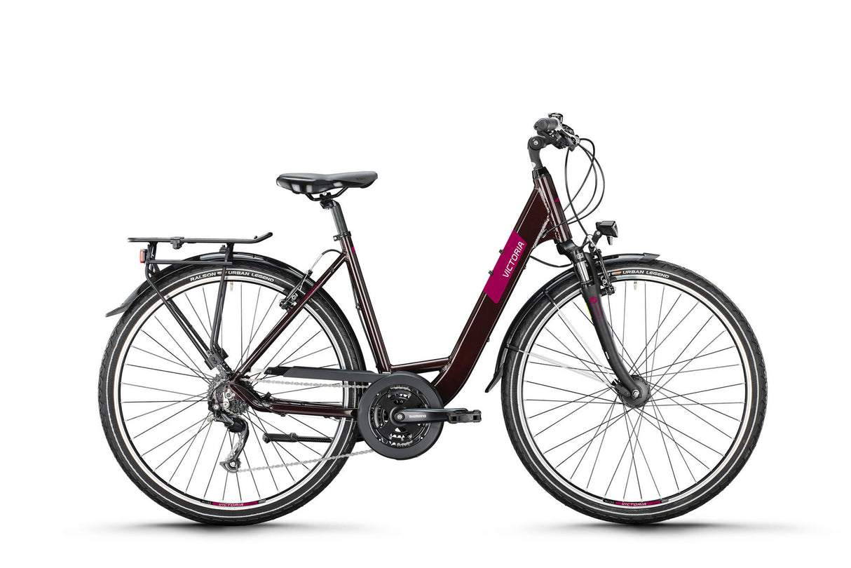 Victoria Trekkingrad Treqana 2 Mod. 24 Fahrrad Vict.Treqana 2 28 46 Wave 24G Rosso Brown