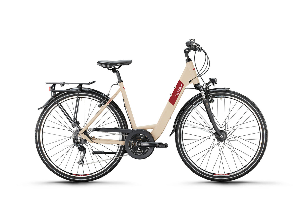 Victoria Trekkingrad Treqana 2 Mod. 24 Fahrrad Vict.Treqana 2 28 46 Wave 24G Grau Beige