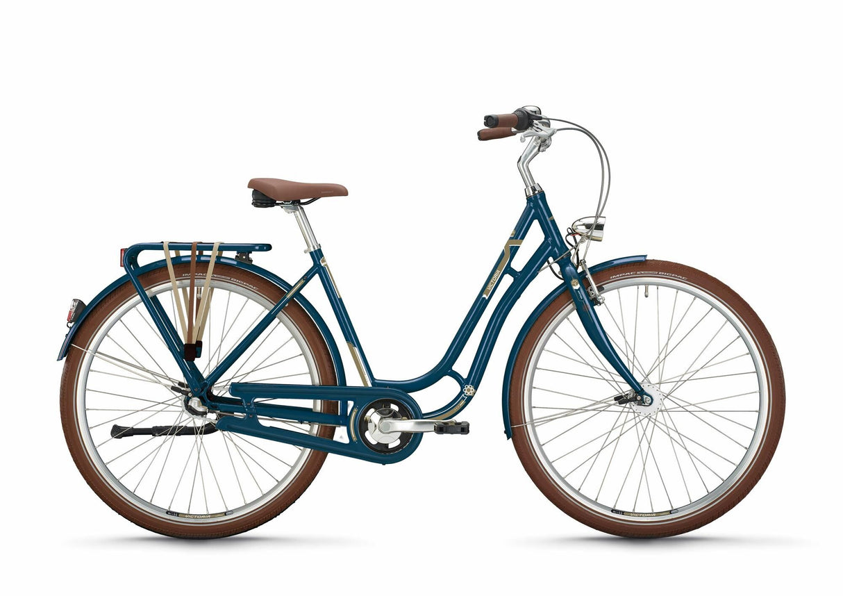 Victoria Citybike Antiqa 1 Mod. 24 Fahrrad Vict.Antiqa 1 28 50 Nost.3SP Azurroblau