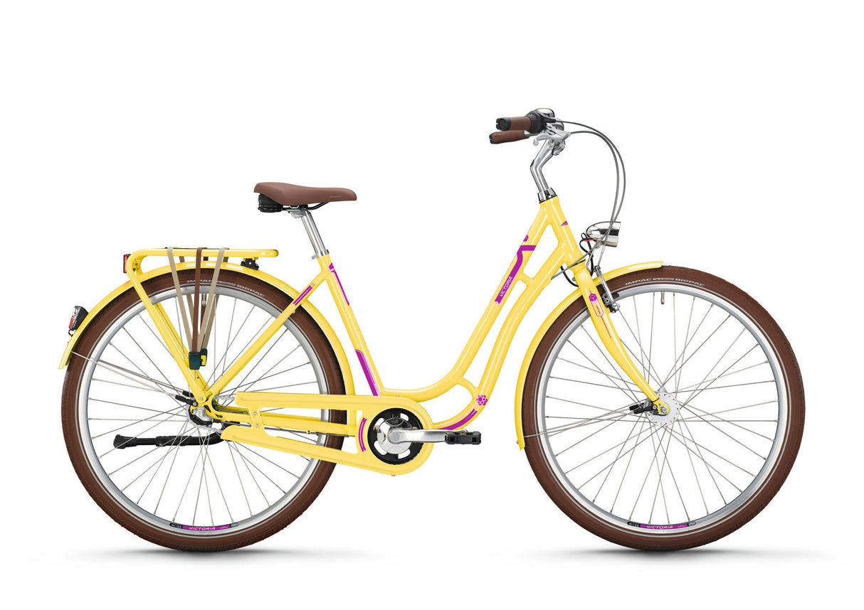 Victoria Citybike Antiqa 3 Mod. 24 Fahrrad vict.antiqa 3 28 45 nost. 7 EL Zitrusgelb