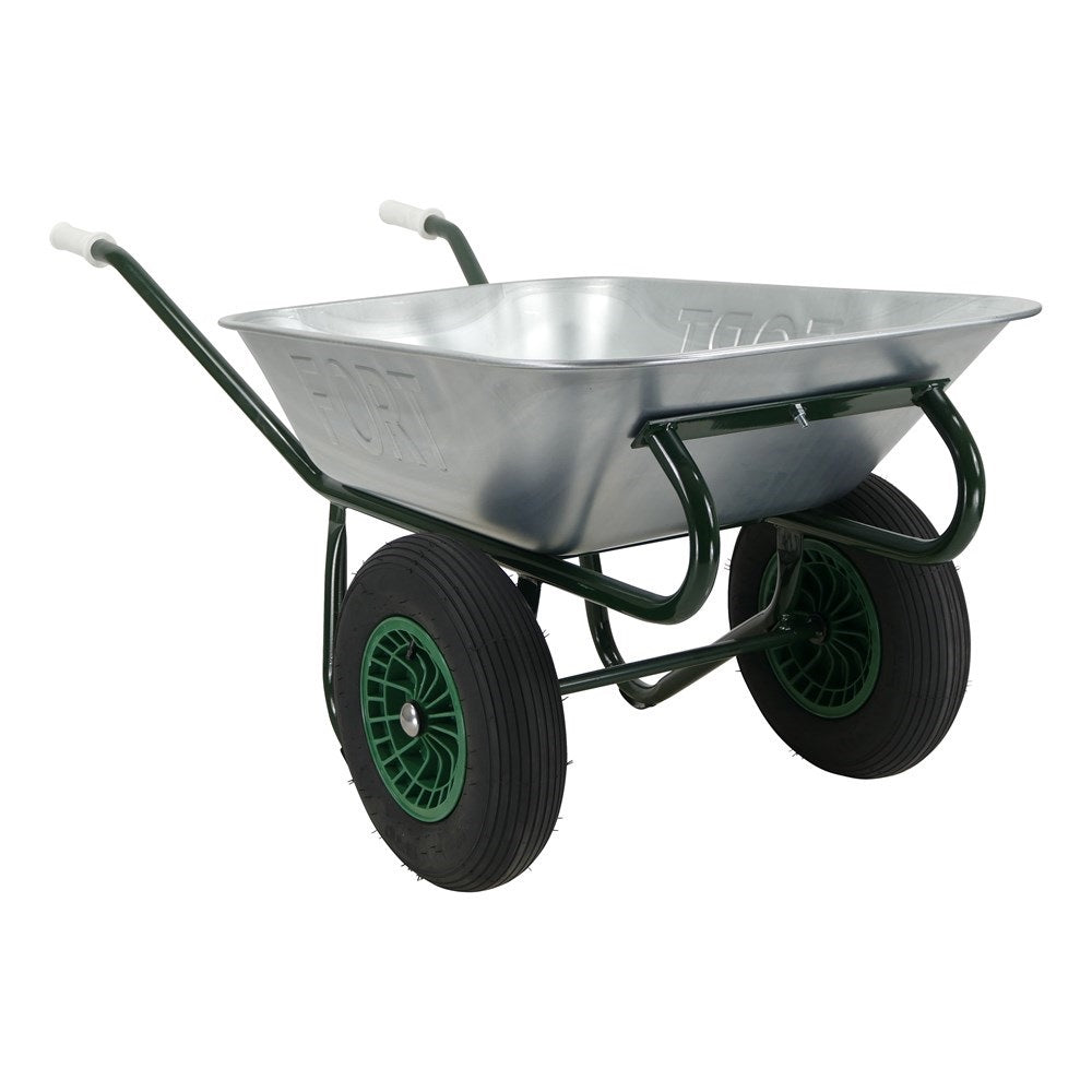 Fort Products Schubkarre 90l verzinkt 2 Räder 1