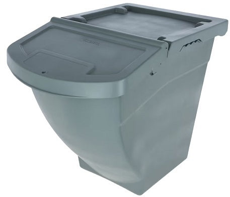 Producten stapelbare voerton met deksel 40l