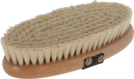 Produkte Pferdebürste mit Holzrücken