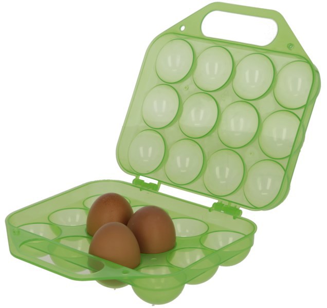 Kerbl Produkte Eierhalter aus Kunststoff für 12 Eier grün