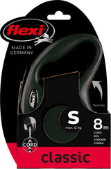 Flexi Retractable Line Classic Cord Schwarz